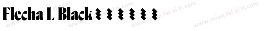 Flecha L Black字体转换